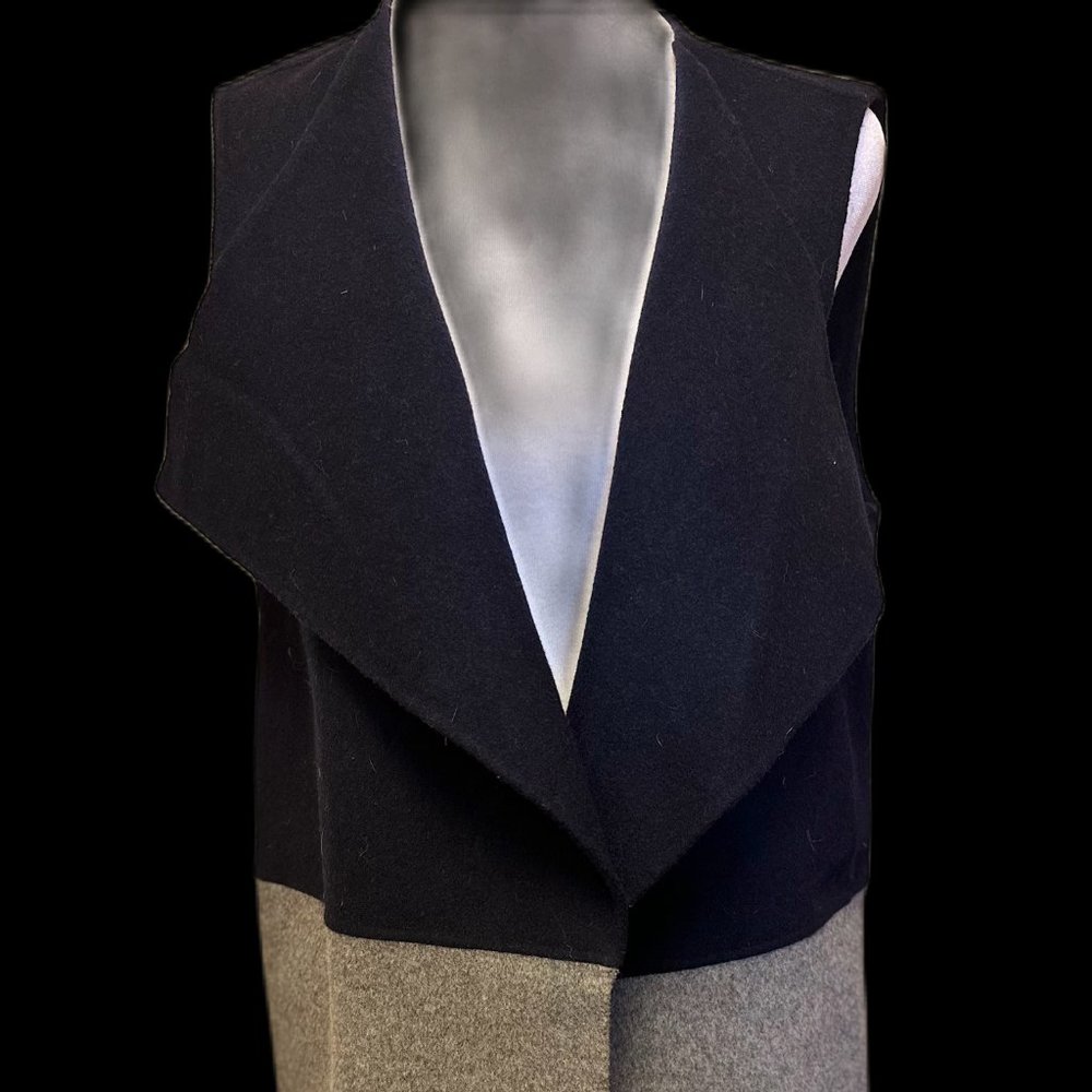 Talbots wool sleeveless cape